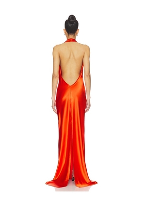 Nonchalant Label Theodora Dress in Orange. Size S. Also in XS, L.