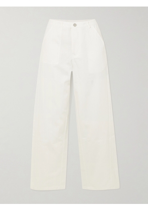 Deiji Studios - Pocket Organic Wide-leg Jeans - White - xx small,x small,small,medium,large,x large