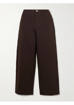 Deiji Studios - Pocket Organic Wide-leg Jeans - Brown - xx small,x small,small,medium,large,x large