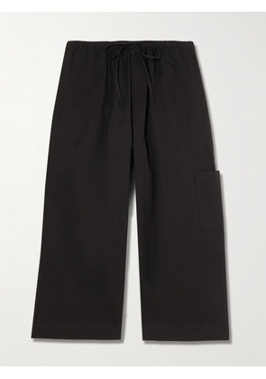 Deiji Studios - Mid Pocket Organic Cotton Tapered Pants - Black - xx small,x small,small,medium,large,x large