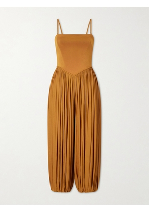 Zimmermann - Luna Jersey Cropped Jumpsuit - Orange - 00,0,1,2,3,4