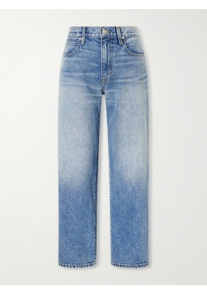 SLVRLAKE - Hunter Cropped Mid-rise Straight-leg Jeans - Blue - 23,24,25,26,27,28,29,30,31,32