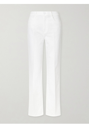 Mother - The Kick It High-rise Straight-leg Jeans - White - 24,25,26,27,28,29,30,31,32