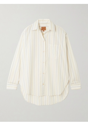 Jamie Haller - The Essential Striped Cotton-poplin Shirt - Neutrals - x small,small,medium,large