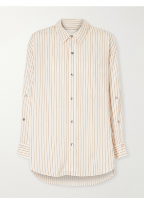 Citizens of Humanity - Kayla Checked Cotton-poplin Shirt - White - x small,small,medium,large,x large