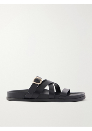 Ancient Greek Sandals - Filipa Leather Sandals - Black - IT35,IT36,IT37,IT38,IT39,IT40,IT41