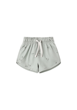 QUINCY MAE Boys Swim Short in Sage. Size 12-18M. Also in 18-24M, 2-3yr, 4-5yr.