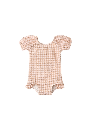 QUINCY MAE Catalina One Piece Swimsuit in Peach. Size 12-18M. Also in 18-24M, 2-3yr, 4-5yr.