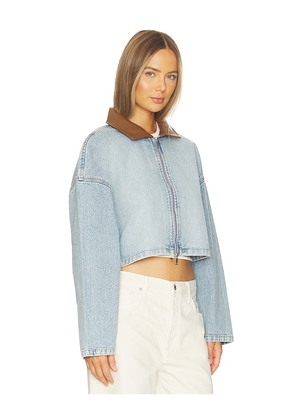 SEROYA Coop Jacket in Blue. Size XXS. Also in XS, S, M, L.