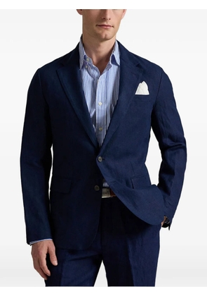 Polo Ralph Lauren single-breasted linen blazer - Blue