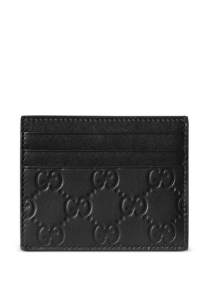 Gucci GG Emblem card case - Black