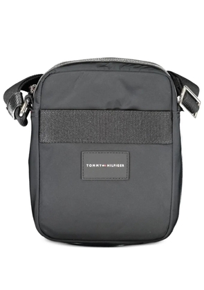 Tommy Hilfiger logo-patch crossbody bag - Black