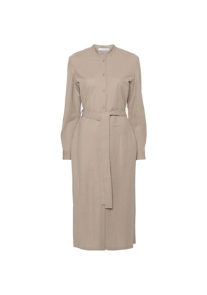 Harris Wharf London belted button-front dress - Neutrals
