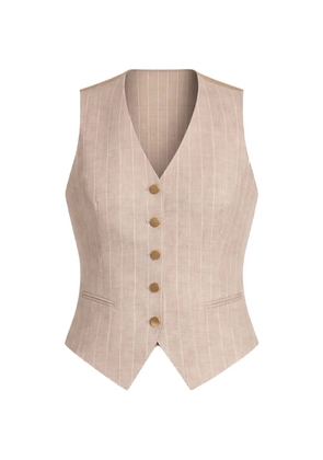 Tagliatore pinstripe-pattern waistcoat - Neutrals