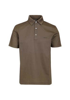 Zegna cotton polo shirt - Brown