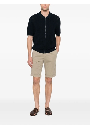 Briglia 1949 pleated turn-up shorts - Neutrals