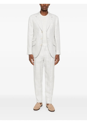 Brunello Cucinelli Prince of Wales-check suit - Neutrals