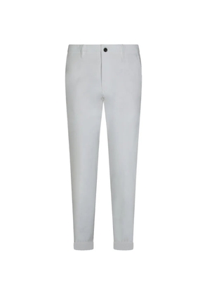 Incotex slim-fit twill trousers - White