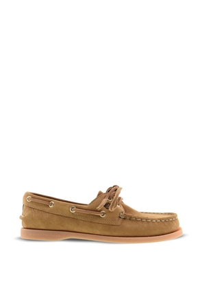 Fortela leather boat shoes - Neutrals