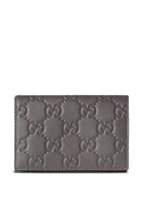 Gucci GG emblem embossed wallet - Grey