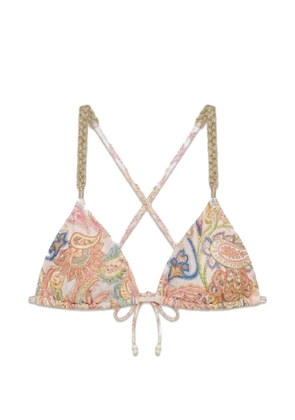 Del Maar Taba paisley bikini top - Neutrals