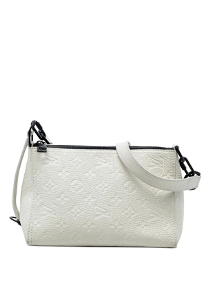 Louis Vuitton Pre-Owned 2019 Monogram Empreinte Triangle Messenger Bag satchel - White