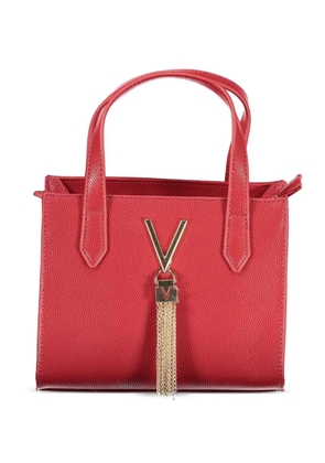MARIO VALENTINO mini logo-detail tote bag - Red