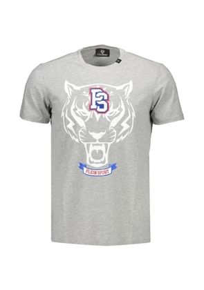 Plein Sport tiger-print T-shirt - Grey