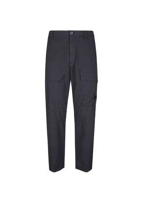 C.P. Company lens-detail cotton cargo trousers - Blue