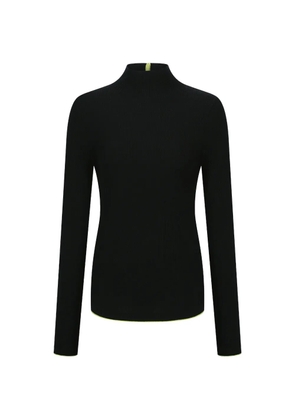 Shanghai Tang mock-neck sweater - Black