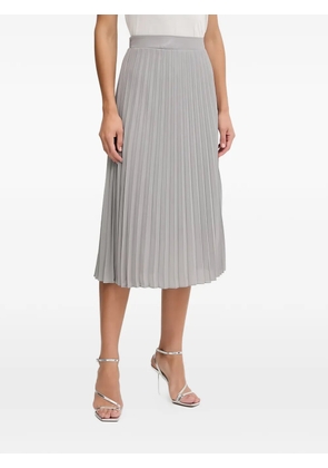 Morgan pleated midi skirt - Grey
