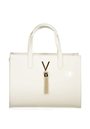 MARIO VALENTINO Divina tassel-detail tote bag - White