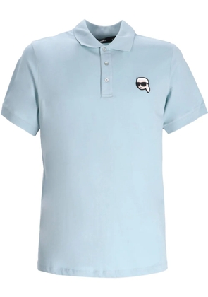 Karl Lagerfeld Ikonik Karl polo shirt - Blue