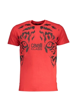 Cavalli Class tiger-print T-shirt - Red