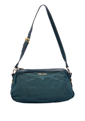 Prada Pre-Owned 2013-2026 Tessuto Canapa Logo shoulder bag - Blue