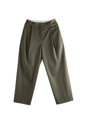 Amomento pleated-detail trousers - Brown