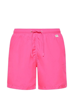 MC2 Saint Barth logo-patch drawstring swim shorts - Pink