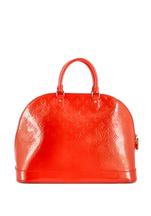 Louis Vuitton Pre-Owned Alma Handbag Monogram Vernis GM satchel - Red
