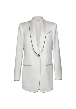 Philosophy Di Lorenzo Serafini contrast-piping blazer - White