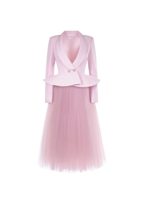 ARAFTU peplum tulle-skirt dress - Pink
