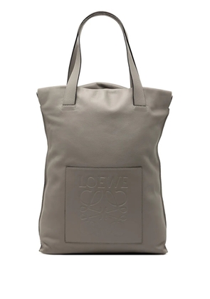 Loewe Pre-Owned 2007 Leather Anagram Shopper tote bag - Grey