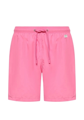 MC2 Saint Barth drawstring logo-patch swim shorts - Pink
