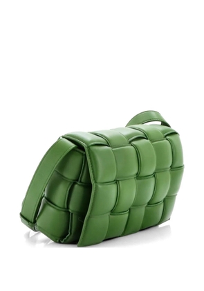 Bottega Veneta Pre-Owned Cassette Padded Maxi Intrecciato Leather crossbody bag - Green