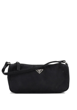 Prada Pre-Owned Pochette Shoulder Bag Tessuto Small hobo bag - Black