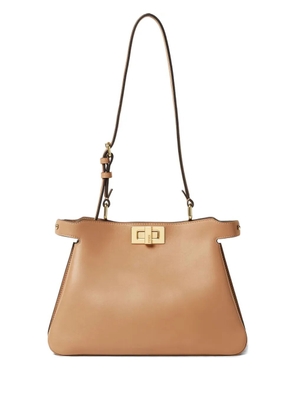 FENDI small Peekaboo tote bag - Brown