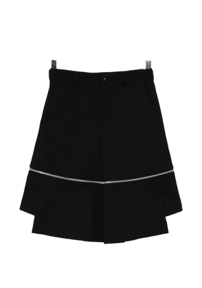 Comme Des Garçons Black zip-detail shorts