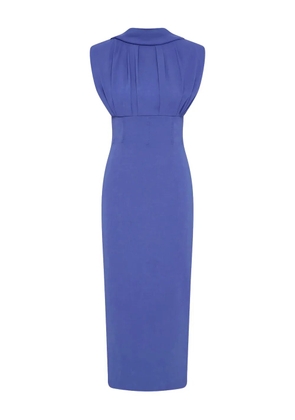 Rachel Gilbert Dion pleated dress - Blue