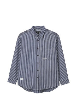 izzue striped pocket shirt - Blue