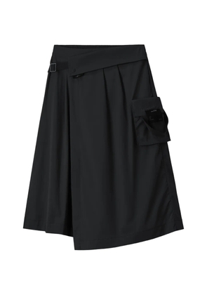 izzue buckle-detail skirt - Black