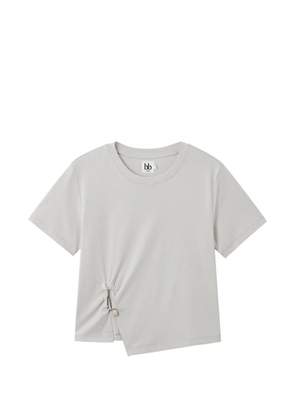 b+ab ring-detail T-shirt - Grey